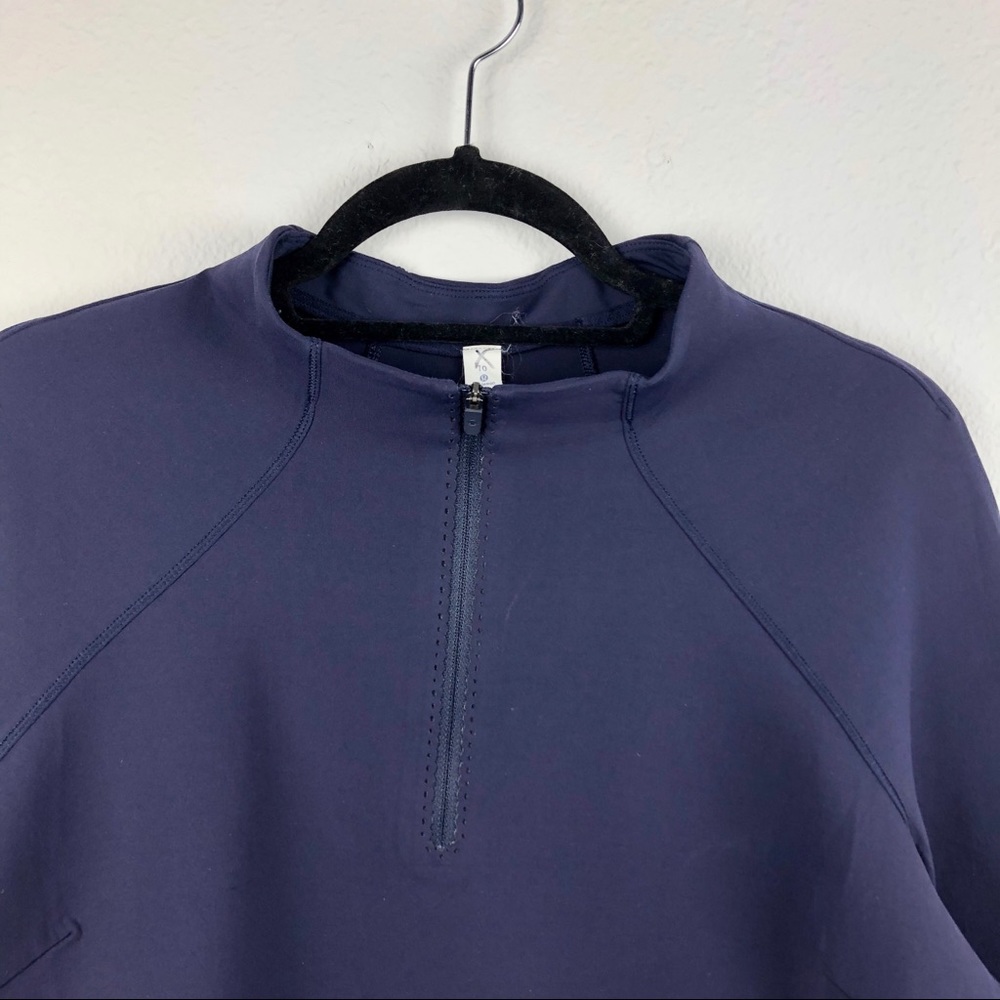 🦚 LULULEMON Kicking Asphalt Jacket 1/2 Zip Blue - Picture 3 of 8